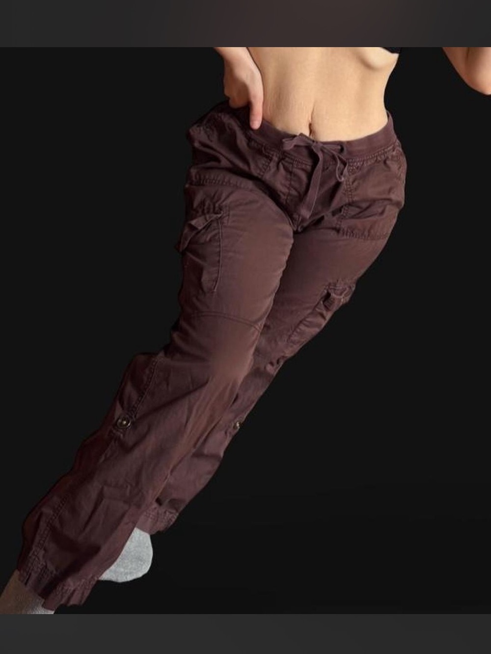 Vintage Y2K Merona Earthy Brown Convertible Cargo Pants